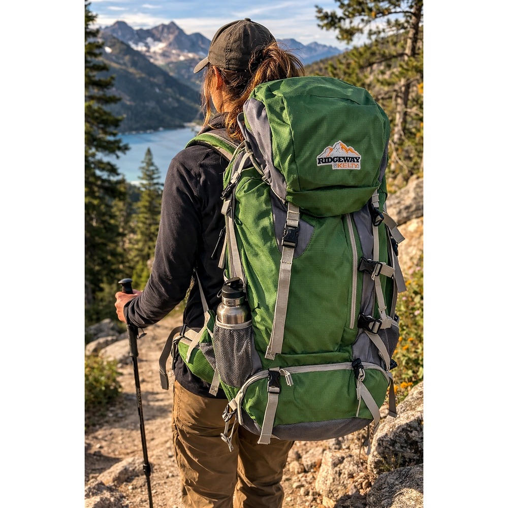 Ridgeway Kelty Internal Frame Backpack Hiking Cam… - image 5